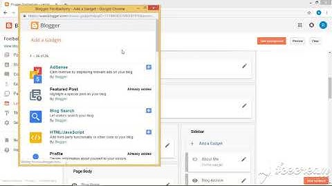 How to add About Us Page to your Blogger Blog