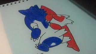 Latios and Latias: Drawing and Coloring (Simple)