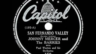1944 Johnny Mercer - San Fernando Valley