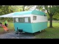 Vintage trailer restoration 1958 Trotwood camper