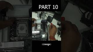 Gaming PC Assembly Part 10 - Cable Routing That Actually Works #pcbuild #gaming #setup