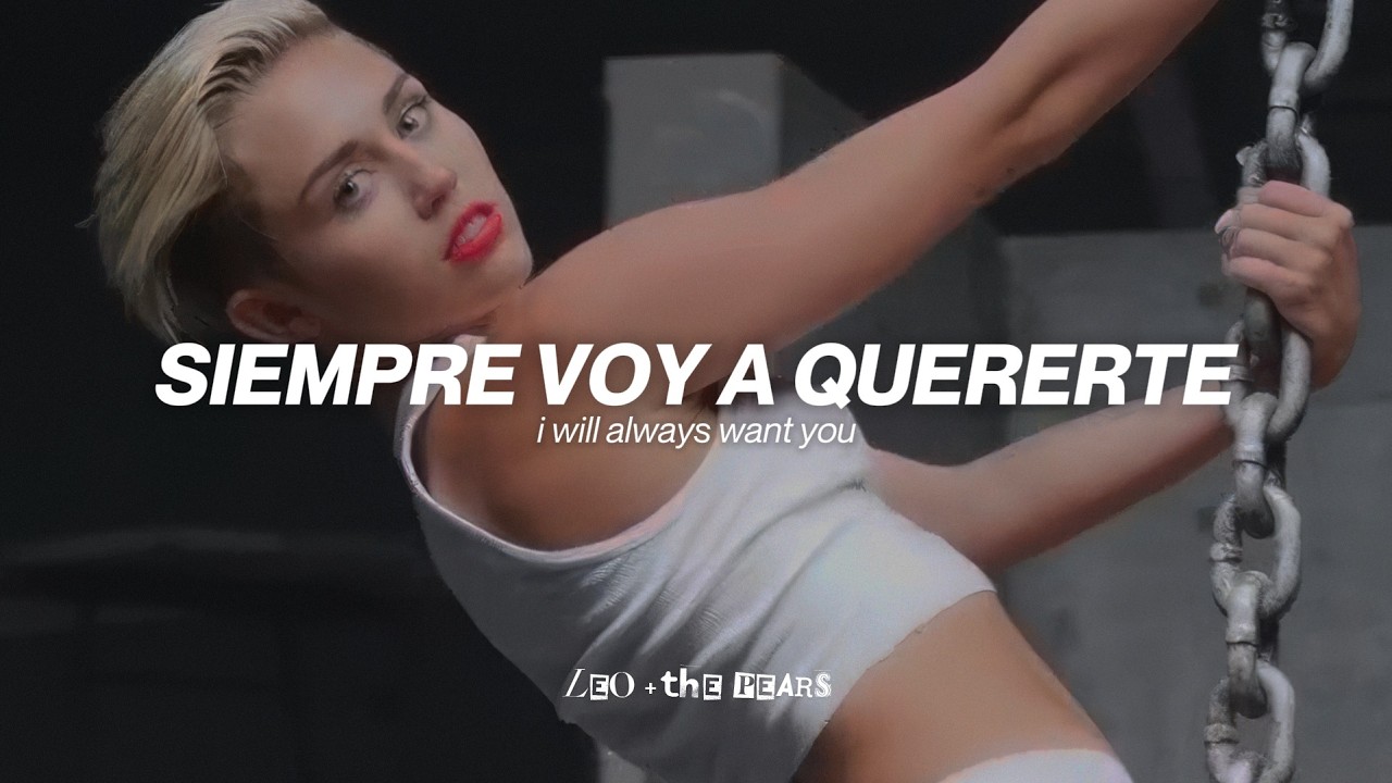 Miley Cyrus - Wrecking Ball (Sub. Español + Lyrics)