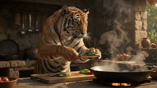 TIGER FOR COOKING 🍳🔪