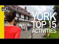 York uk 2024  best 15 things to do on a york day trip