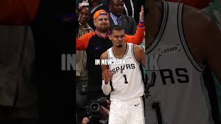 Knicks fans TURN UP THE HEAT on Victor Wembanyama ahead of Game 3 in New York!