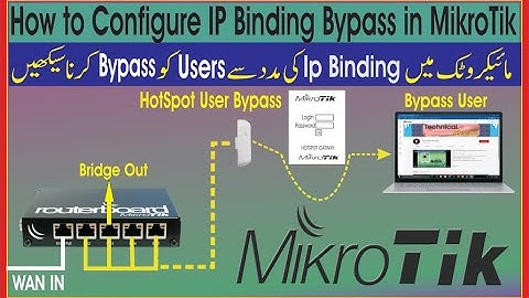 How to bypass mikrotik hotspot login page | IP Binding Hotspot User In Mikrotik