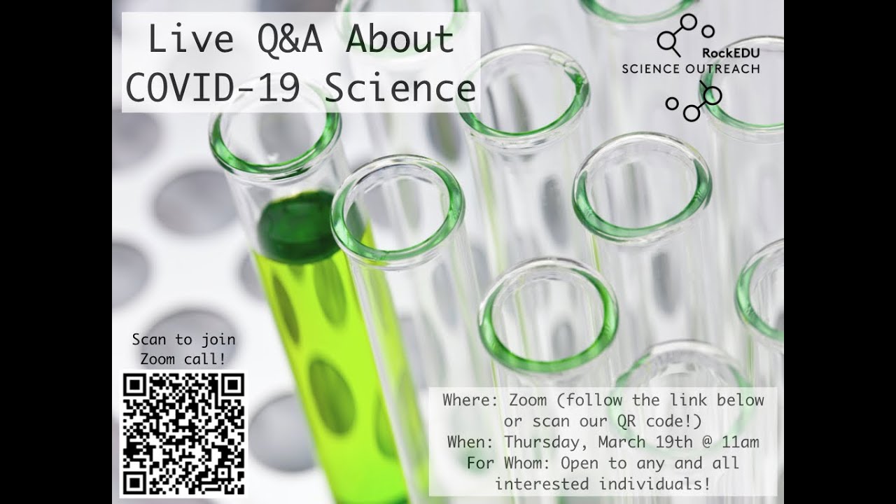 Live Q&A About COVID-19 Science