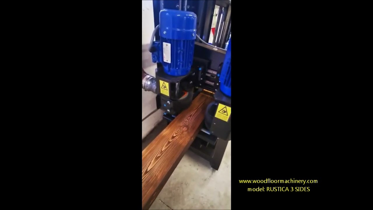 yakisugi and shou sugi ban wire brushing machine for charred and burned wood