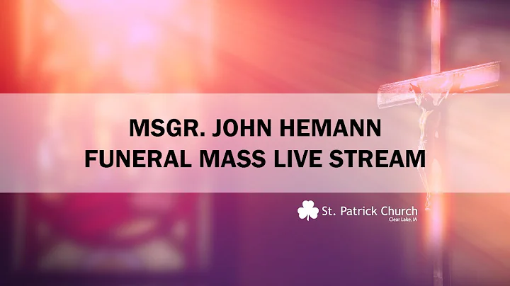 Friday, October 15, 2021 - Funeral Mass for Msgr. ...
