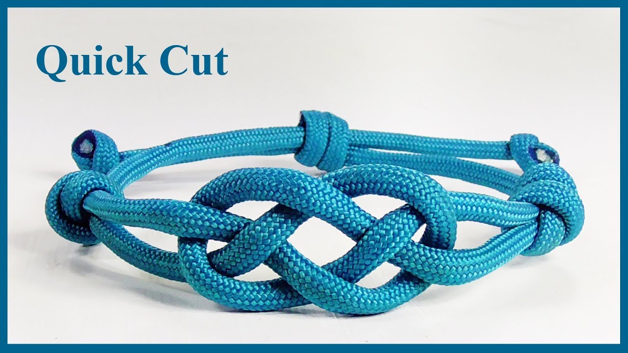 How To Make A Carrick Bend Bracelet  Quick Cut  YouTube
