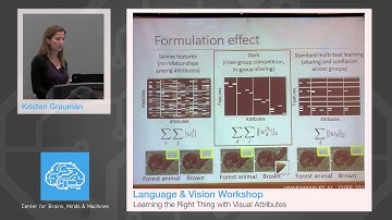 Kristen Grauman - Learning the right thing with visual attributes