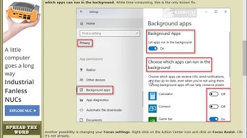 Notifications Missing From Action Center