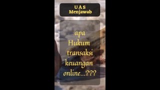 UAS Menjawab: Hukum Jasa Transaksi Kuangan Online ( BRILink )
