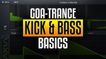 Creating Goa-Trance 1 - The Kick and Bass, how it differs from traditional Psy-Trance