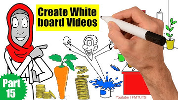 How to Create Professional Whiteboard Animation Video Easily Part 1 - English Tutorial