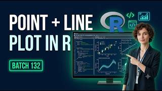 R Programming Tutorial | How to Create Point Plot and Line Plot in R Batch 132