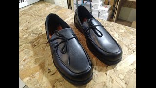 Sepatu Pria Hitam Slip on Pantofel Kerja Casual Kulit Keren AFV Tycon Size 39 sd 43