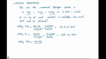 3.7 Limiting Reactants