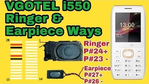 Vgotel i550 speaker jumper solution | vgotel ringer jumper easy solution