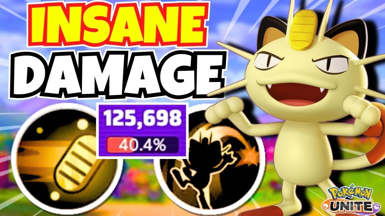 Meowth pokemon unite gameplay | speedster gameplay 