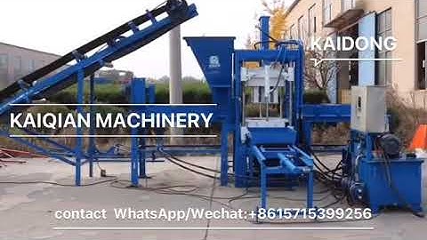 KAIDONG/Kaiqian QT3-20 QT3-15 hydraulic machine