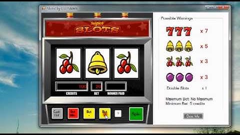 Slot Machine Demo - Visual Basic 2010 (Vegas Style)
