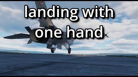 F-16 landing with one hand | DCS | F-16
