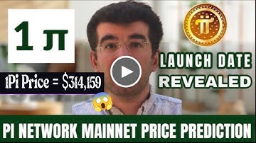 Boom 💥| Pi Coin Mainnet Launch Date Revealed & price Prediction announce 🤯😱| 1Pi= $314,159 🤑🎉#crypto