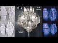 DIY Elegant￼ Wall Sconces￼ Lighting Decor | Using Fringe Fabric | Glam Home Decor | LED | 2021