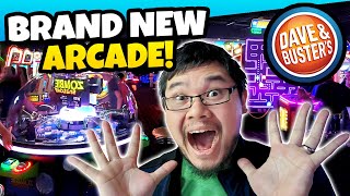 First Time at NEW Dave and Busters Arcade in Woodlands TX!