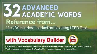 32 Advanced Academic Words Ref from \\