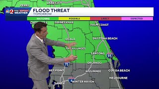 Active  weather Tuesday then drier by Thursday-Saturday