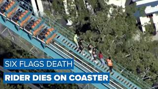 Man dies after falling from Goliath coaster at Six Flags Georgia