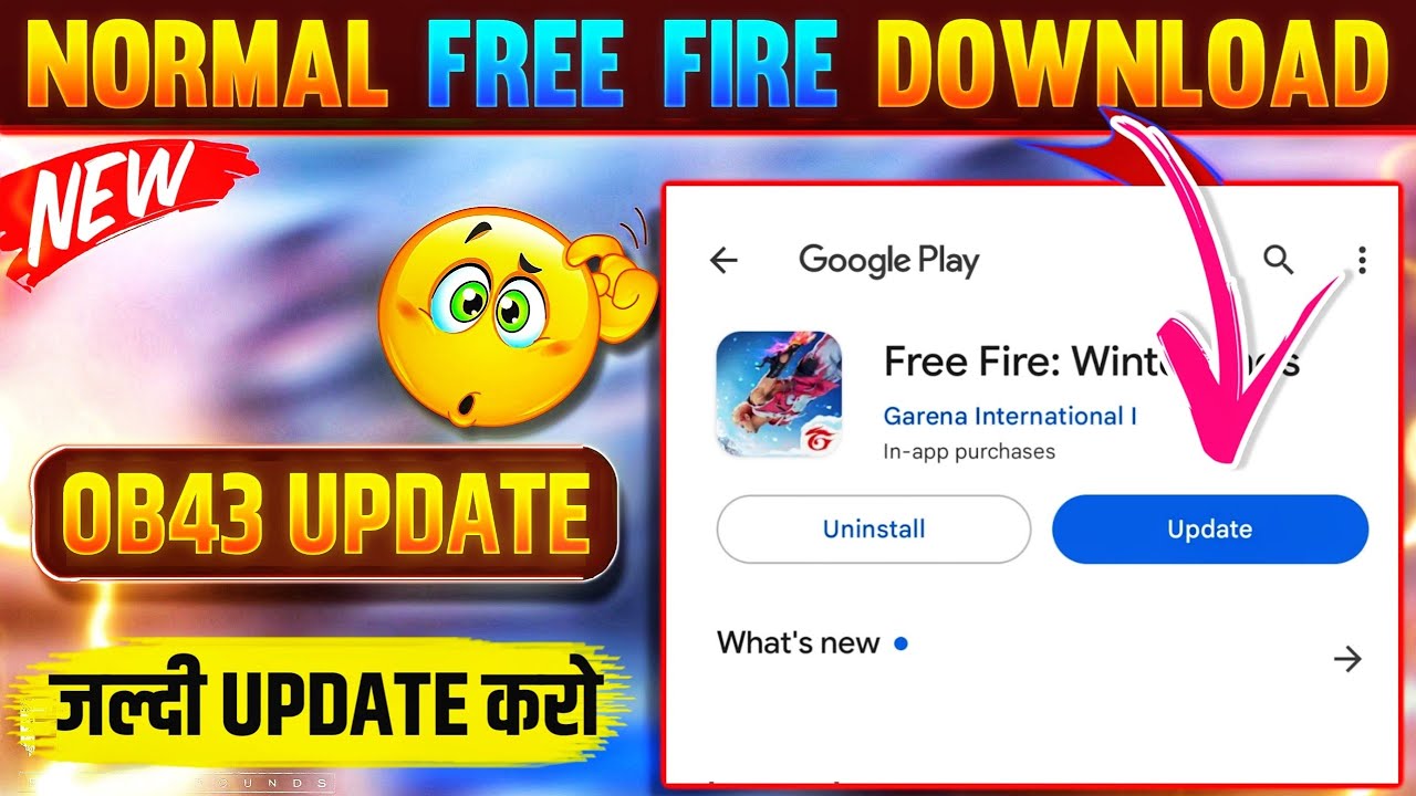 Normal free fire Download Kaise Kare | normal free fire update kaise ...