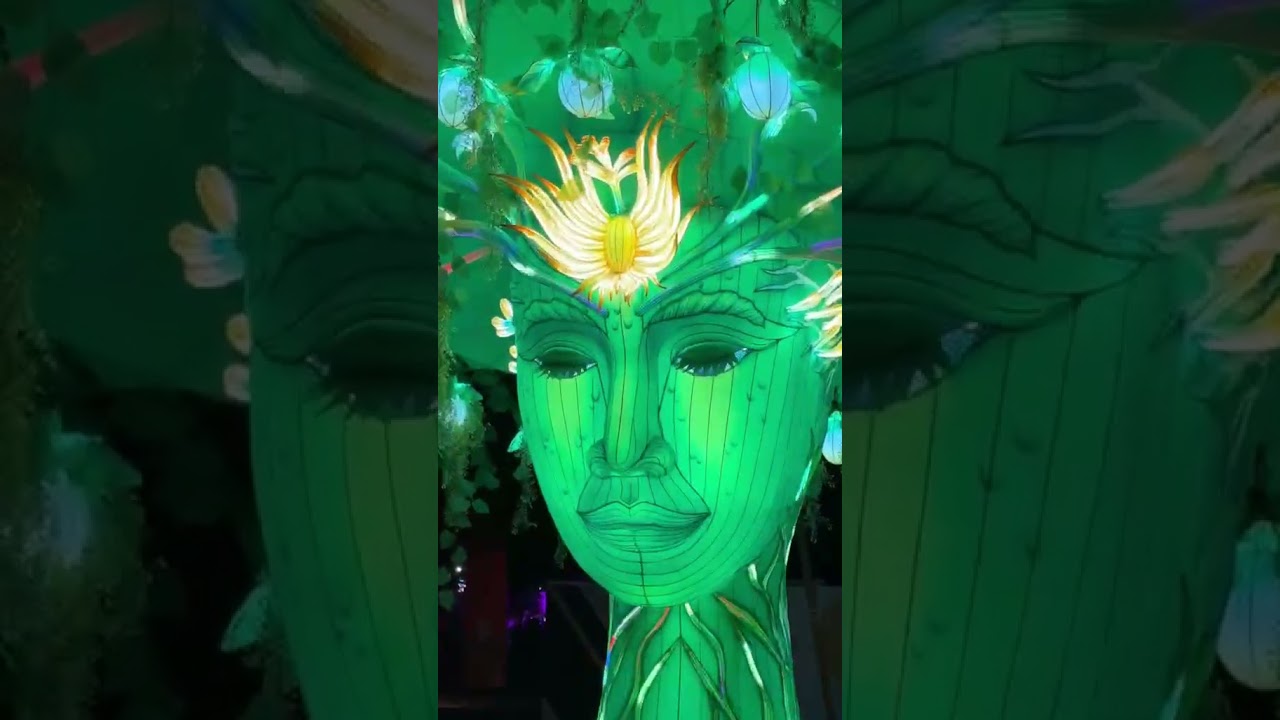 Face tree garden...face lighting.....