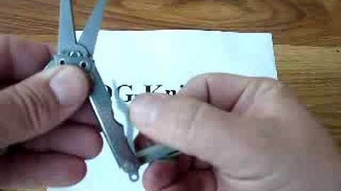 SOG CrossCut Multi Tool CC50 Demonstration