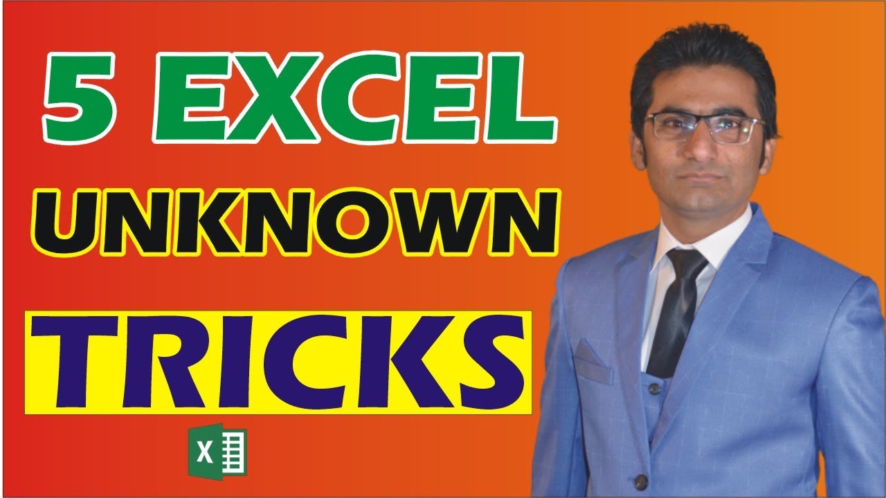 5 SECRECT Excel Tricks You Don't Know - YouTube