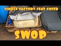 VW Transporter factory seat base. Cover swap easy ?