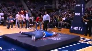 Fat Man Dunk Fail NBA   Basketball Blooper  HD