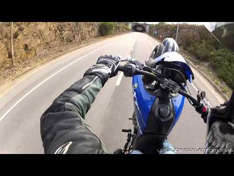 Yamaha XT660X Test drive / Wheelies