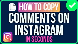 How to Copy Comments on Instagram [EASILY] | How to Copy Instagram Comments Copy Ig Comments