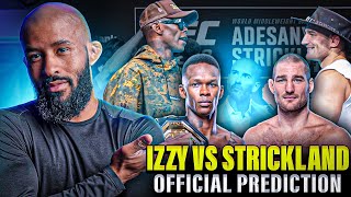 ISRAEL ADESANYA vs SEAN STRICKLAND OFFICIAL PREDICTIONS | Mighty Preview