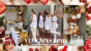 VLOGMAS: Surprise baby shower | South African YouTuber