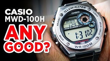 #CASIO MWD-100H (Module 3487) Digital Watch with a Stainless Steel Case Review - ANY GOOD?