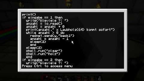 Lets Show Minecraft/Tekkit: ComputerCraft Wireless controlled WareHouse for over 80 items. #3/3
