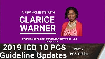 NEW ICD 10 PCS TABLES