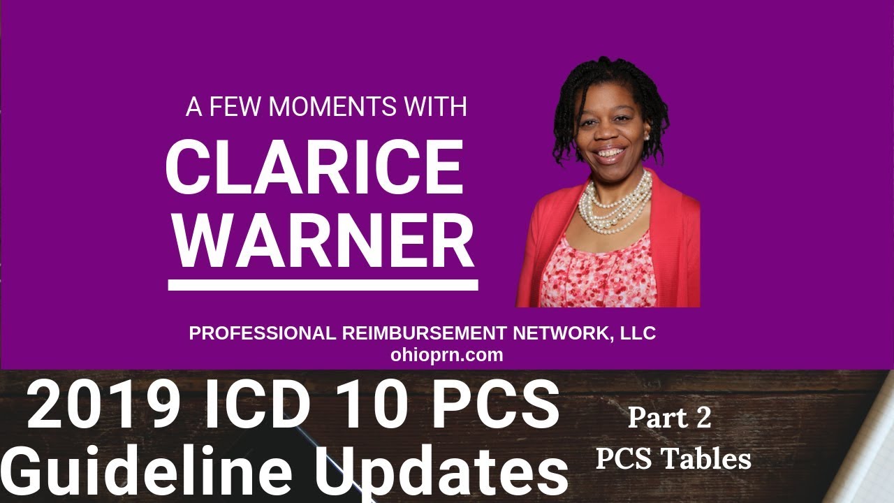 NEW ICD 10 PCS TABLES - YouTube