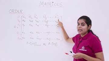 Class 12th – Order of Matrix | Matrices | Tutorials Point