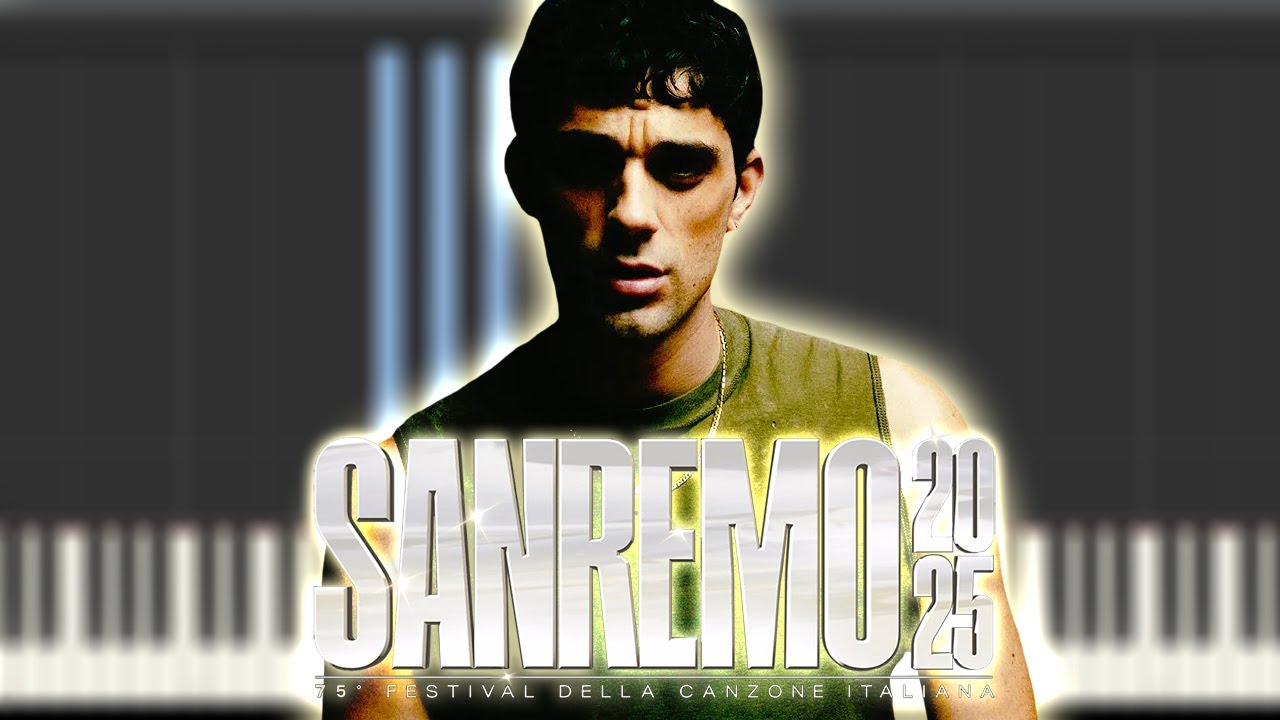 Bresh - La tana del granchio - Sanremo 2025 |  Piano Tutorial / Partitura / Karaoke / MIDI