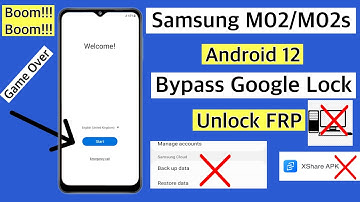 Samsung M02/M02s Frp Bypass Android 12/Unlock Google Account Look || M02 frp without data restore